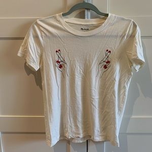 Madewell XXS graphic T white